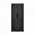 Whirlpool - 19.7 Cu. Ft. French Door Refrigerator - Black