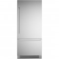 Bertazzoni - Professional Series 17.7 Cu. Ft. Bottom-Freezer Built-In Refrigerator - Stainless steel