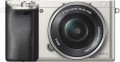 Sony - Alpha a6000 Mirrorless Camera with 16-50mm Retractable Lens - Silver