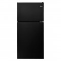 Amana - 18.2 Cu. Ft. Top-Freezer Refrigerator - Black