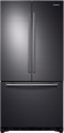 Samsung - 20 Cu.Ft. French Door Counter-Depth Refrigerator - Black stainless steel