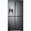 Samsung - ShowCase 27.8 Cu. Ft. 4-Door Flex French Door Refrigerator - Black stainless steel