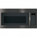 GE - 1.9 Cu. Ft. Over-the-Range Microwave - Black stainless steel-6113220