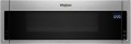 Whirlpool - 1.1 Cu. Ft. Low Profile Over-the-Range Microwave Hood Combination - Stainless steel-6196921