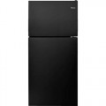 Amana - 18 Cu. Ft. Top-Freezer Refrigerator - Black-5222540