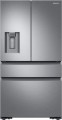 Samsung - 22.6 Cu. Ft. 4-Door French Door Counter-Depth Refrigerator - Stainless steel
