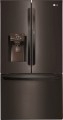 LG - 27.7 Cu. Ft. French Door-in-Door Smart Wi-Fi Enabled Refrigerator - PrintProof Matte Black Stainless Steel
