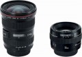 Canon - EF 17-40mm f/4L USM Wide-Angle Zoom and EF 50mm f/1.4 USM Lens Kit for Canon DSLR - black