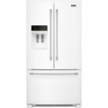 Maytag - 24.7 Cu. Ft. French Door Refrigerator - White on white