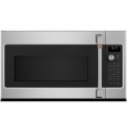 Café - 2.1 Cu. Ft. Over-the-Range Microwave with Sensor Cooking - Stainless steel-6338009
