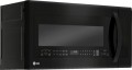 LG - 2.0 Cu. Ft. Over-the-Range Microwave with Sensor Cooking - PrintProof Matte Black Stainless Steel