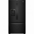 Whirlpool - 23.8 Cu. Ft. French Door Counter-Depth Refrigerator - Black