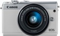 Canon - EOS M100 Mirrorless Camera with EF-M 15-45mm IS STM Zoom Lens - White