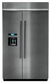 KitchenAid - 29.5 Cu. Ft. Side-by-Side Built-In Refrigerator - Stainless steel-4320912