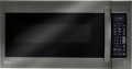LG - 2.0 Cu. Ft. Over-the-Range Microwave with Sensor Cooking - PrintProof Black stainless steel