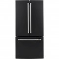 Café - 18.6 Cu. Ft. French Door Counter-Depth Refrigerator, Customizable - Matte Black