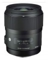 Sigma - 35mm f/1.4 DG HSM Art Standard Lens for Nikon - Black