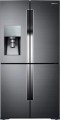 Samsung - 28.1 Cu. Ft. 4-Door Flex French Door Refrigerator - Black stainless steel