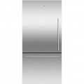 Fisher & Paykel - ActiveSmart 17.1 Cu. Ft. Bottom-Freezer Counter-Depth Refrigerator - Ezkleen Stainless Steel