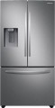 Samsung - 27 cu. ft. 3-Door French Door Refrigerator with External Water & Ice Dispenser - Stainless Steel--6401612