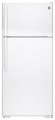 GE - 15.6 Cu. Ft. Frost-Free Top-Freezer Refrigerator - White-2999225