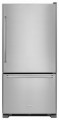 KitchenAid - 22.1 Cu. Ft. Bottom-Freezer Refrigerator - Stainless steel
