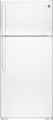 GE - 15.5 Cu. Ft. Frost-Free Top-Freezer Refrigerator - White