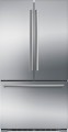 Bosch - 800 Series 20.7 Cu. Ft. Bottom-Freezer Counter-Depth Refrigerator - Stainless steel