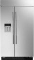 JennAir - 29.4 Cu. Ft. Side-by-Side Refrigerator with Water Dispenser - Stainless Steel