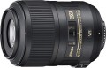 Nikon - AF-S DX Micro Nikkor 85mm f/3.5G ED VR Telephoto Lens for Nikon DX SLR Cameras - Black