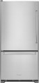KitchenAid - 22.1 Cu. Ft. Bottom-Freezer Refrigerator - Stainless steel-7405075