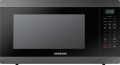 Samsung - 1.9 Cu. Ft. Full Size Microwave - Fingerprint Resistant - Black stainless steel