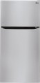 LG - 23.8 Cu. Ft. Top-Freezer Refrigerator - Stainless steel