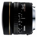 Sigma - 8mm f/3.5 EX DG Circular Fish-Eye Lens for Select Canon Digital Cameras - Black