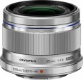 Olympus - M.Zuiko Digital 25mm f/1.8 Lens for Most Olympus OM-D and PEN Cameras - Silver