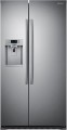 Samsung - 22.3 Cu. Ft. Counter-Depth Side-by-Side Refrigerator with Thru-the-Door Ice and Water - Stainless steel
