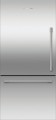 Fisher & Paykel - Active Smart 17.1 Cu Ft Bottom Freezer Refrigerator with Ice - Stainless Steel
