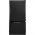 Amana - 22.1 Cu. Ft. Bottom-Freezer Refrigerator - Black