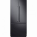 Samsung - Chef Collection 21.3 Cu. Ft. French Door Built-In Refrigerator - Matte Black Stainless
