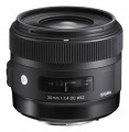 Sigma - 30mm f/1.4 DC HSM A Digital Prime Lens for Select Nikon DSLR Cameras - Black