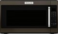 KitchenAid - 2.0 Cu. Ft. Over-the-Range Microwave with Sensor Cooking - Black stainless steel