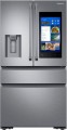 Samsung - Family Hub 22.2 Cu. Ft. 4-Door French Door Counter-Depth Refrigerator - Stainless steel-5796735