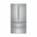 Bosch - 800 Series 20.7 Cu. Ft. 4-Door French Door Counter-Depth Refrigerator - Stainless steel-5713173