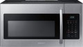 Samsung - 1.6 cu. ft. Over-the-Range Microwave - Fingerprint Resistant Stainless Steel