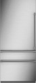 Monogram - 20.2 Cu. Ft. Bottom-Freezer Counter-Depth Refrigerator - Custom Panel Ready - Stainless Steel--6523077