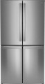 GE Profile - 28.7 Cu. Ft. 4 Door French Door Refrigerator with Dual-Dispense AutoFill Pitcher - Stainless Steel