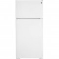 GE - 16.6 Cu. Ft. Top-Freezer Refrigerator - White