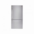 LG - 22.1 Cu. Ft. Bottom-Freezer Refrigerator - Stainless steel