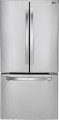 LG - 23.6 Cu. Ft. French Door Refrigerator - Stainless steel