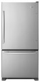 Amana - 22.1 Cu. Ft. Bottom-Freezer Refrigerator - Stainless steel